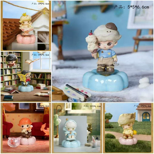 Spinning Dimoo Figurine – Ceramic Desk Decor