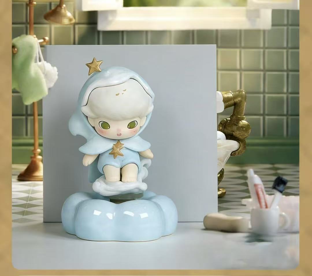 Spinning Dimoo Figurine – Ceramic Desk Decor